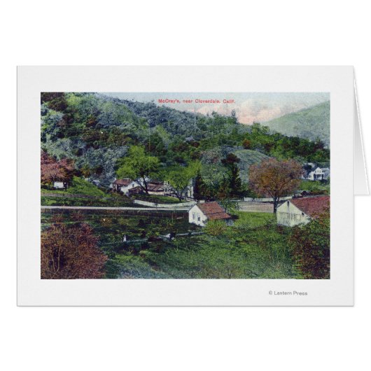 Aerial View of McCray'sCloverdale, CA Cards (Front Horizontal)