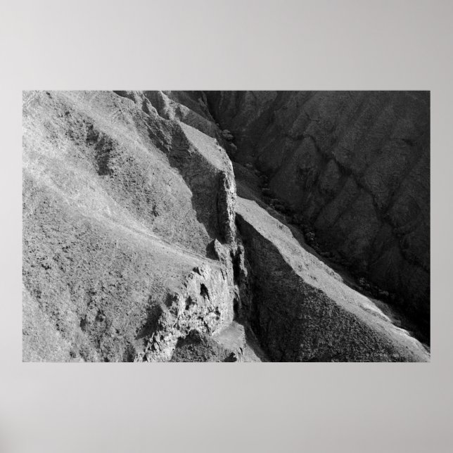 Aerial view of mountain poster (Front)