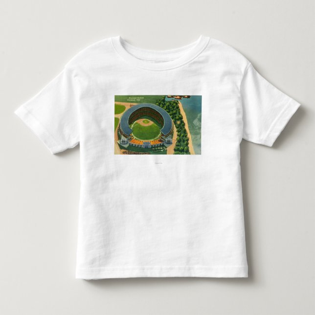 Aerial View of Municipal StadiumCleveland, OH Toddler T-shirt (Front)