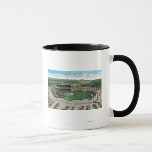 Aerial View of New Milwaukee County Stadium Mug