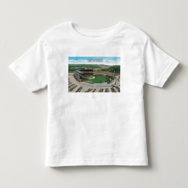 Aerial View of New Milwaukee County Stadium Toddler T-shirt (Front)