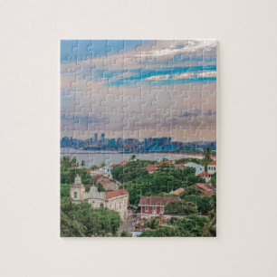 Aerial View of Olinda and Recife Pernambuco Brazil Jigsaw Puzzle