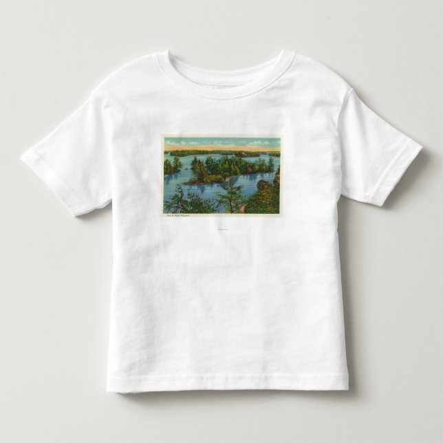 Aerial View of Out of Sight Channel Toddler T-shirt (Front)