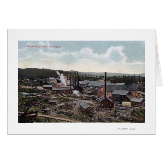 Aerial View of Paper Mills Cards (Front Horizontal)