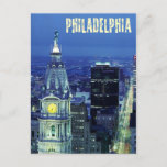 Aerial View Of Philadelphia With City Hall Postcard at Zazzle
