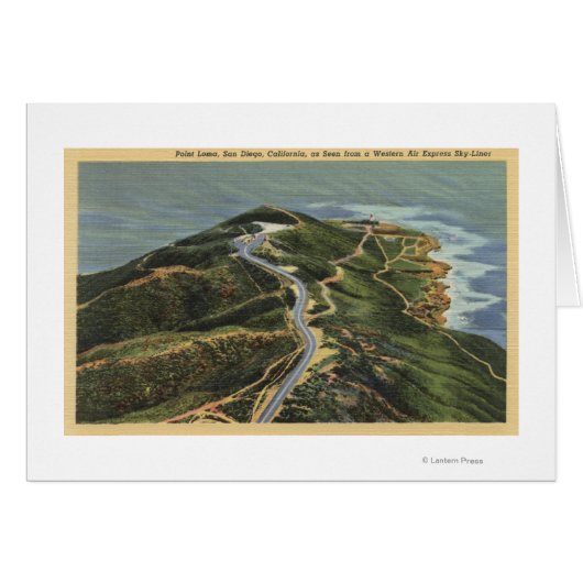 Aerial View of Point Loma Cards (Front Horizontal)