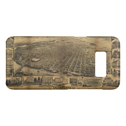 Aerial View of Sacramento, California (circa 1890) Case-Mate Samsung Galaxy S8 Case