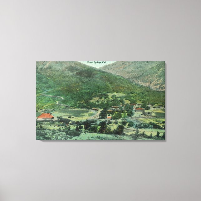 Aerial View of Sacramento Valley Canvas Print (Front)