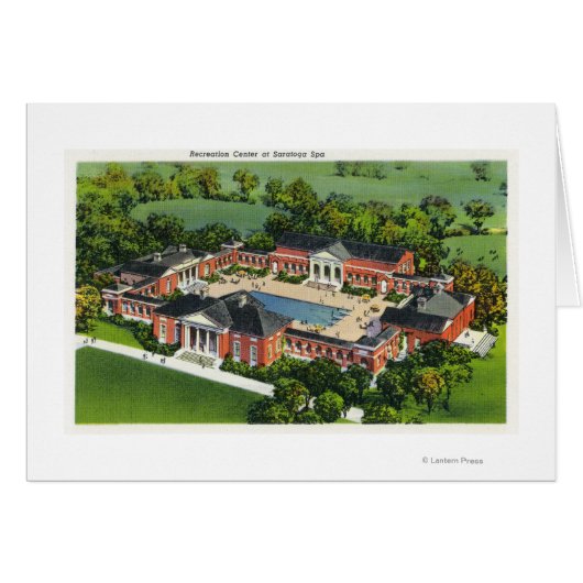 Aerial View of Saratoga Spa Recreation Center (Front Horizontal)