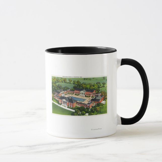Aerial View of Saratoga Spa Recreation Center Mug (Right)