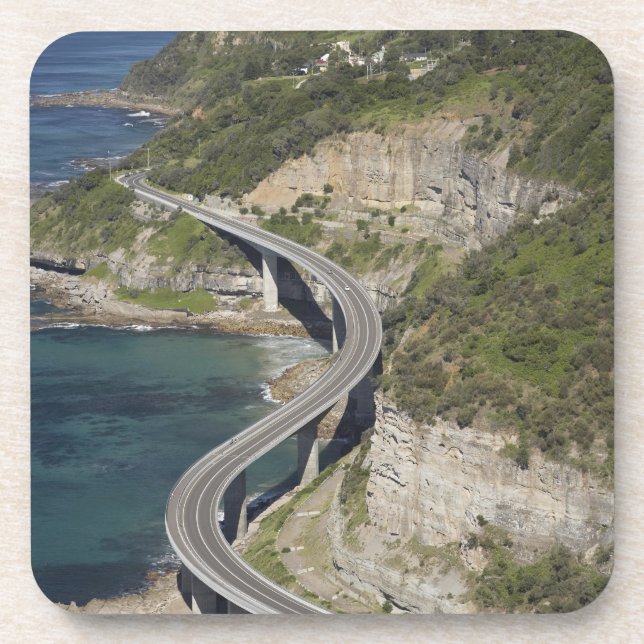 Aerial view of Sea Cliff Bridge near Wollongong, Coaster (Front)
