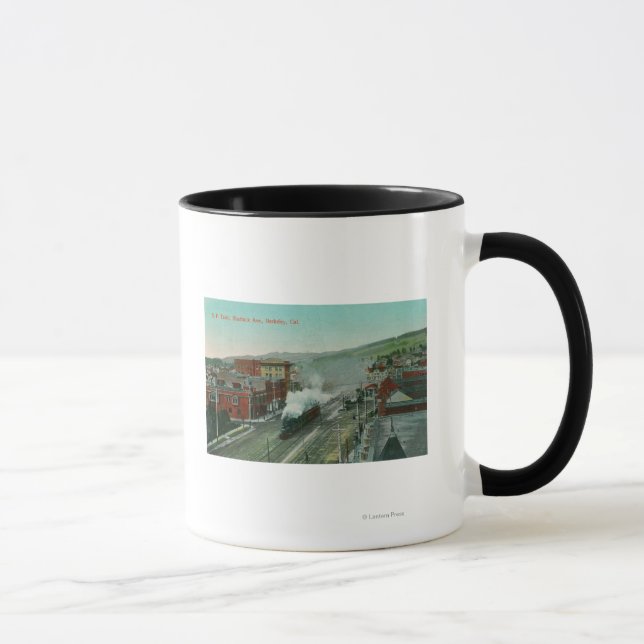 Aerial View of Shattuck Ave SP Train Mug (Right)
