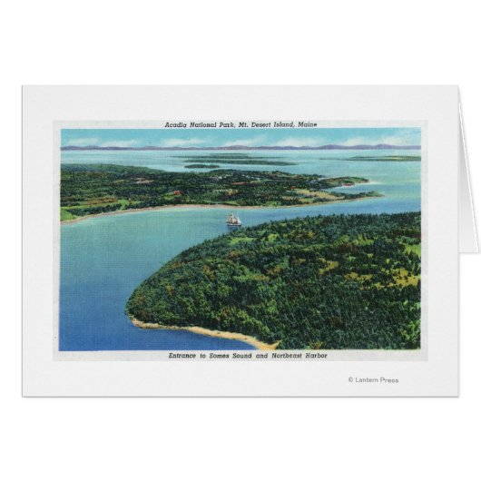 Aerial View of Somes Sound Entrance (Front Horizontal)