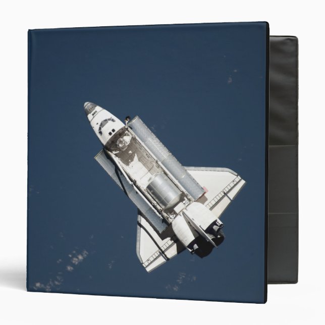 Aerial view of Space Shuttle Discovery 2 Binder (Front/Inside)