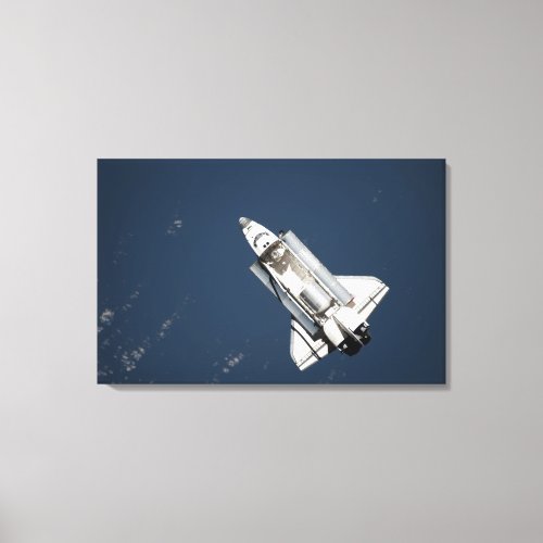 Aerial view of Space Shuttle Discovery 2 Canvas Print