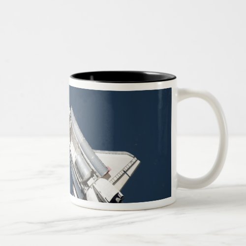Aerial view of Space Shuttle Discovery 2 Two_Tone Coffee Mug