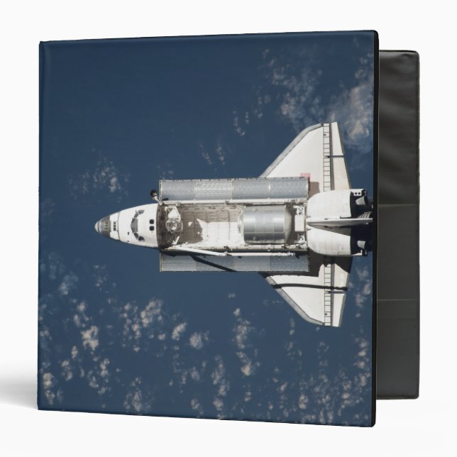 Aerial view of Space Shuttle Discovery 3 Binder (Front/Inside)