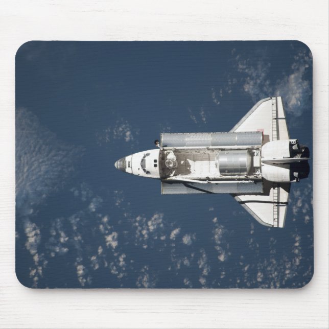 Aerial view of Space Shuttle Discovery 3 Mouse Pad (Front)