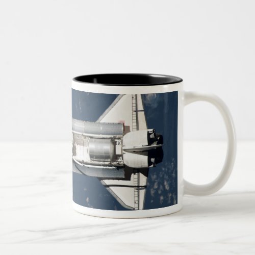 Aerial view of Space Shuttle Discovery 3 Two_Tone Coffee Mug