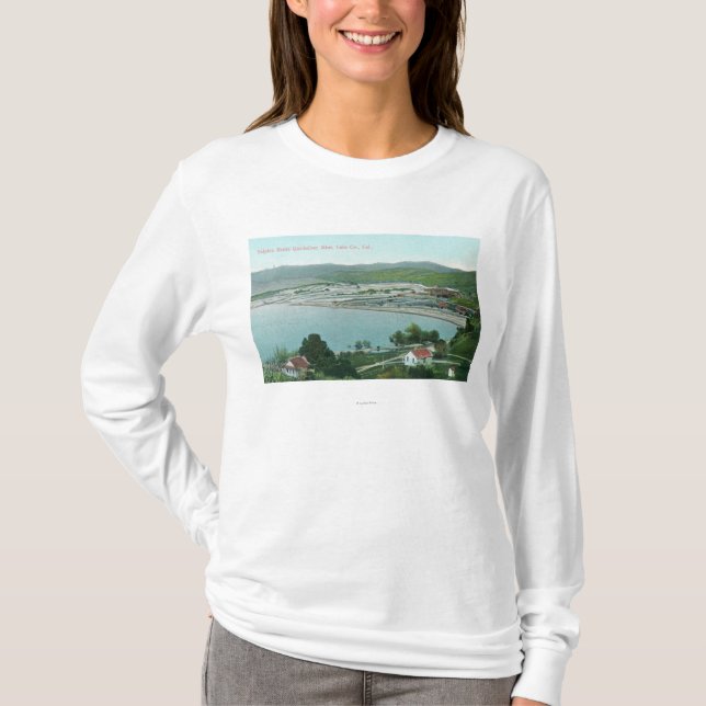 Aerial View of Sulphur Banks Quicksilver Mine T-Shirt (Front)