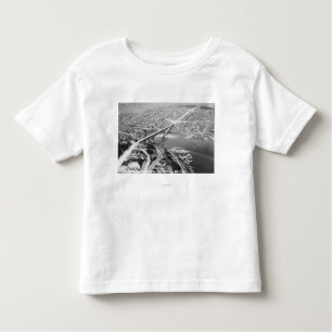 Aerial View of the Aurora Bridge Toddler T-shirt