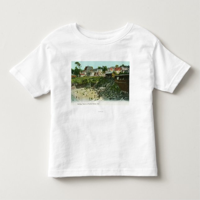 Aerial View of the Bathing Beach Toddler T-shirt (Front)