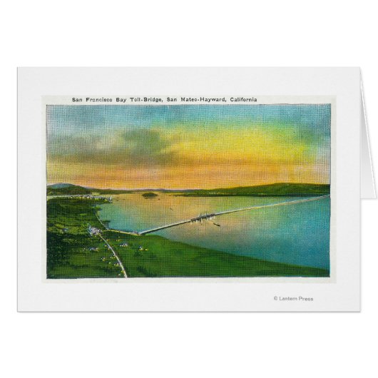 Aerial View of the Bay Bridge to Hayward, CA (Front Horizontal)