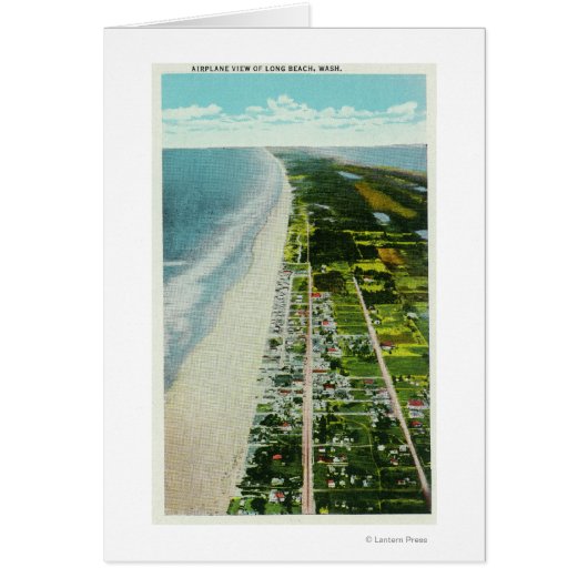 Aerial View of the Beachfront Cards (Front)