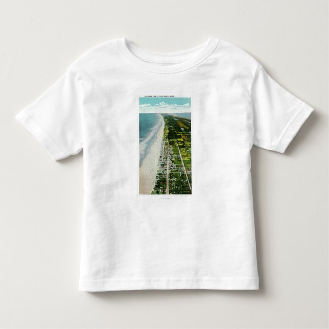 Aerial View of the Beachfront Toddler T-shirt (Front)