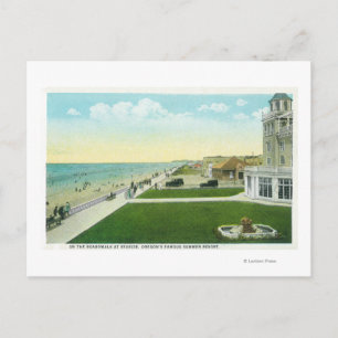 Aerial View of the BoardwalkSeaside, OR Postcard