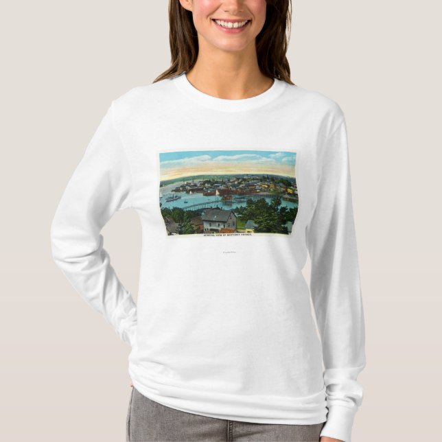 Aerial View of the Boothbay Harbor T-Shirt (Front)