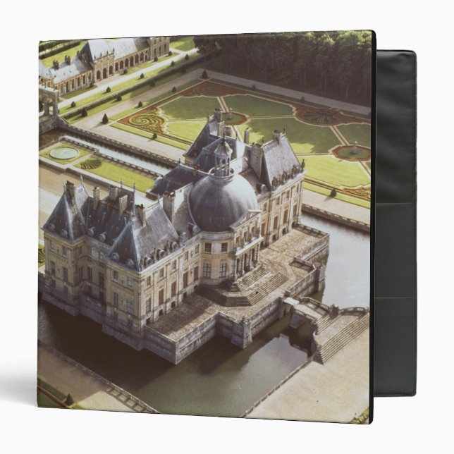 Aerial view of the Chateau, designed for Nicholas Binder (Front/Inside)