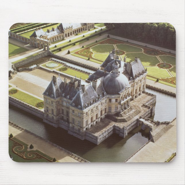 Aerial view of the Chateau, designed for Nicholas Mouse Pad (Front)