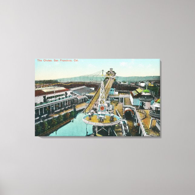 Aerial View of the Chutes Canvas Print (Front)