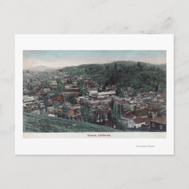 Aerial View of the City # 2Sonora, CA Postcard (Front)