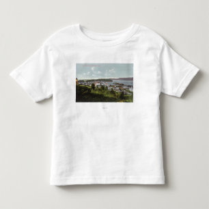 Aerial View of the City and Coos Bay Toddler T-shirt