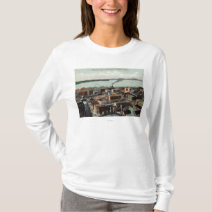 Aerial View of the City and Harbor T-Shirt