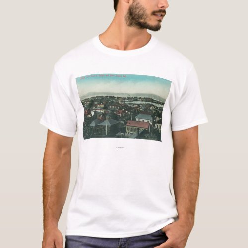 Aerial View of the City and Mare Island T_Shirt