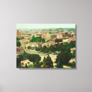 Aerial View of the City Canvas Print