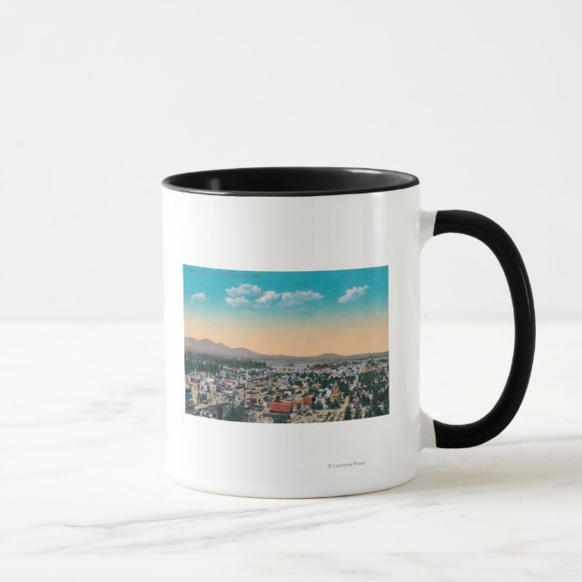 Aerial View of the CityCoeur d'Alene, ID Mug (Right)