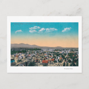 Aerial View of the CityCoeur d'Alene, ID Postcard