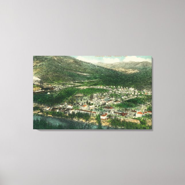 Aerial View of the CityKennett, CA Canvas Print (Front)