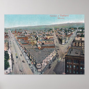 Aerial View of the CityOakland, CA Poster