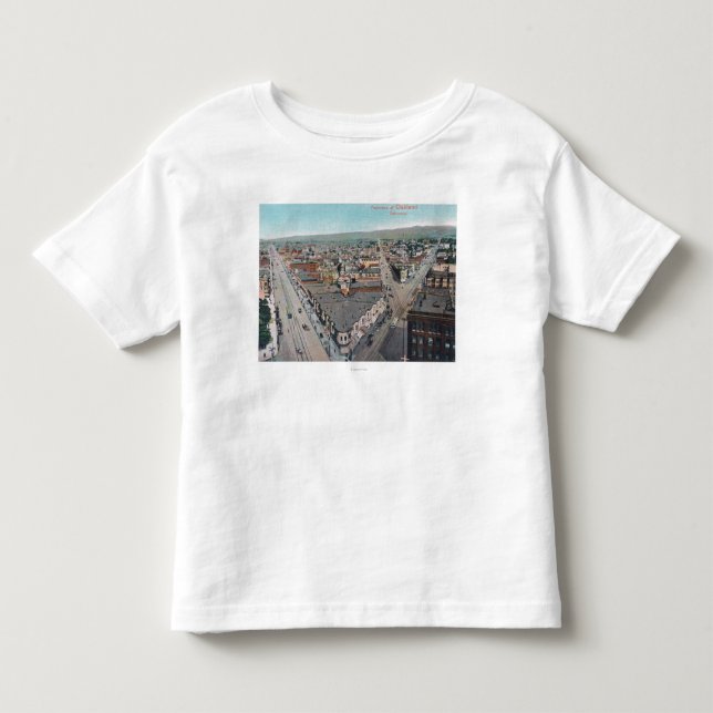 Aerial View of the CityOakland, CA Toddler T-shirt (Front)