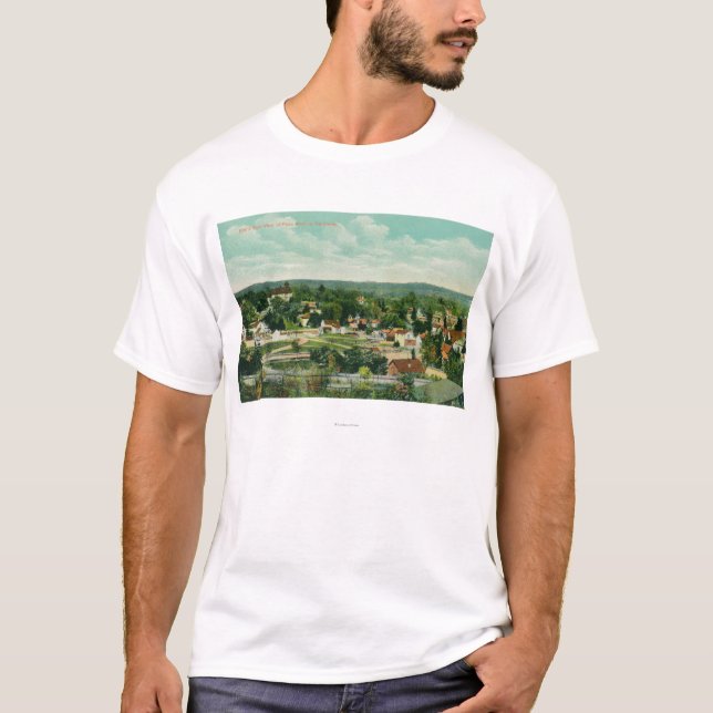 Aerial View of the CityPaso Robles, CA T-Shirt (Front)