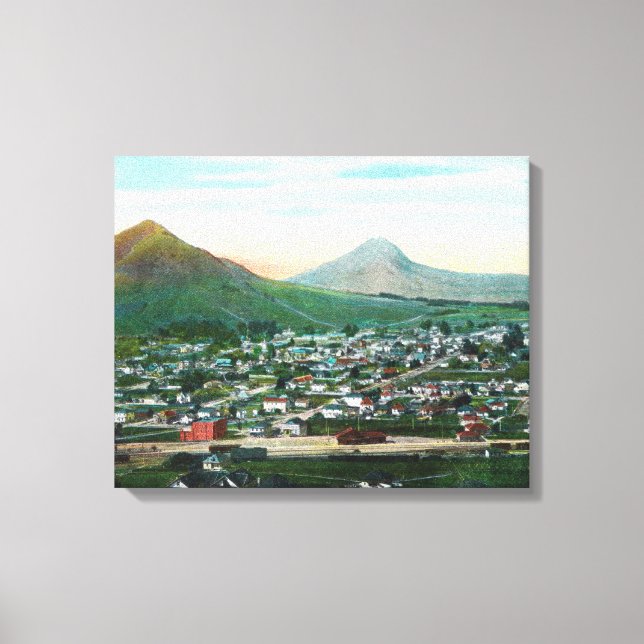 Aerial View of the CitySan Luis Obispo, CA Canvas Print (Front)