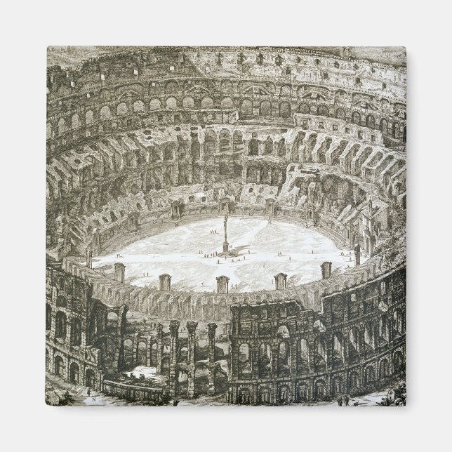 Aerial view of the Colosseum in Rome from 'Views o Magnet (Front)
