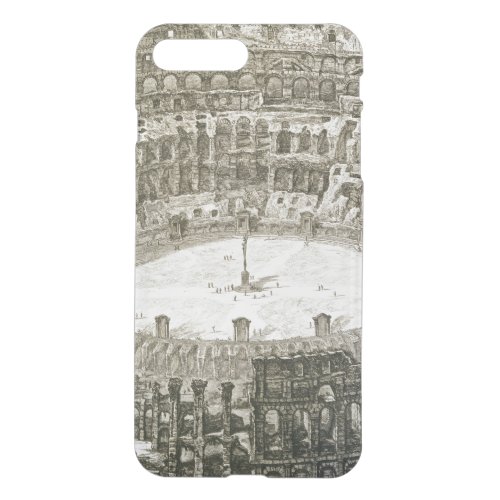 Aerial view of the Colosseum in Rome from Views o iPhone 8 Plus7 Plus Case