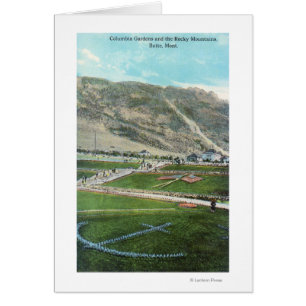 Aerial View of the Columbia GardensButte, MT Cards
