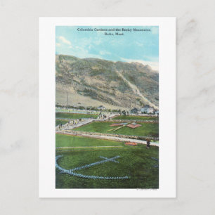 Aerial View of the Columbia GardensButte, MT Postcard